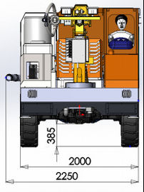 KC2008J Wet Shotcrete Equipment Articulated Type For Underground And Mining