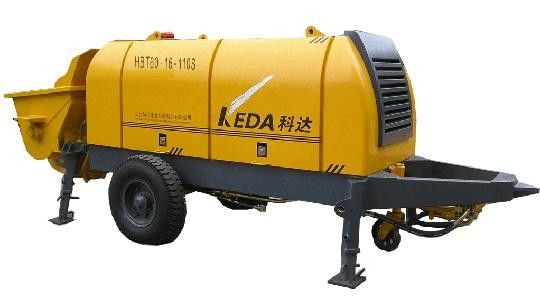 1400rpm Speed Stationary Diesel Small Concrete Pump