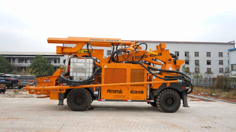 25m3/H CNBM 15m Shotcrete Robot Underground Concrete Sprayer